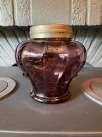 Vaas of pique fleur van donkerpaars Doyen glas, Antiek en Kunst, Antiek | Glaswerk en Kristal, Ophalen