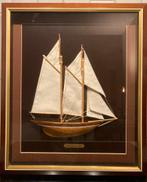 Ingelijst scheepsmodel in zeer mooie staat, Enlèvement, Comme neuf