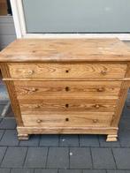 Commode 4 tiroirs en pin, Ophalen, Gebruikt, 100 tot 150 cm, 50 tot 100 cm
