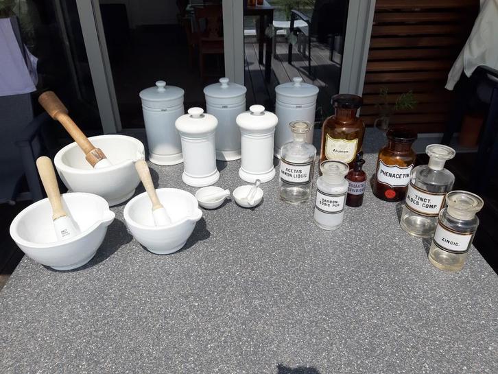 pots de pharmacie, Antiek en Kunst, Curiosa en Brocante, Ophalen