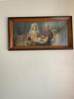 Religieuze prent met mooie kader., Antiek en Kunst, Ophalen