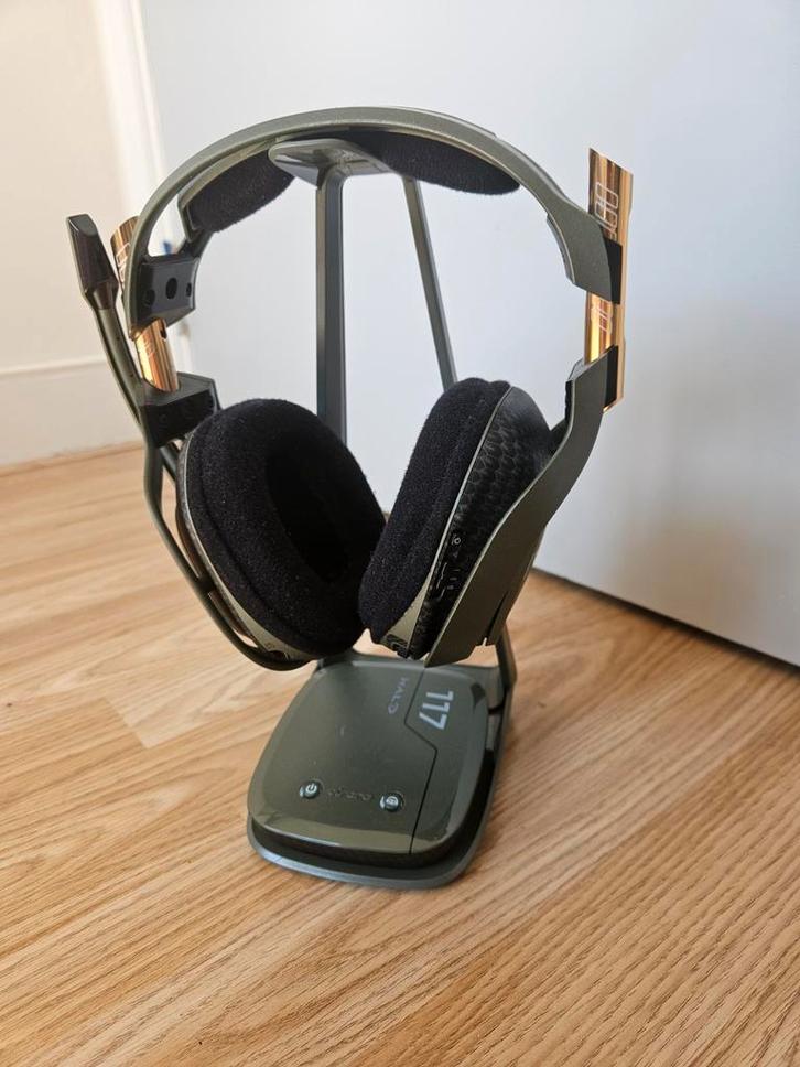 Astro A50 gaming headset, Halo Edition, Computers en Software, Headsets, Zo goed als nieuw, Over-ear, Draadloos, Gaming headset