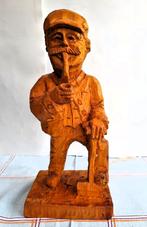 Houtsnijwerk  beeldje, Antiek en Kunst, Kunst | Beelden en Houtsnijwerken, Ophalen