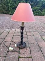 Jolie lampe de table en bois vernissé, Ophalen of Verzenden