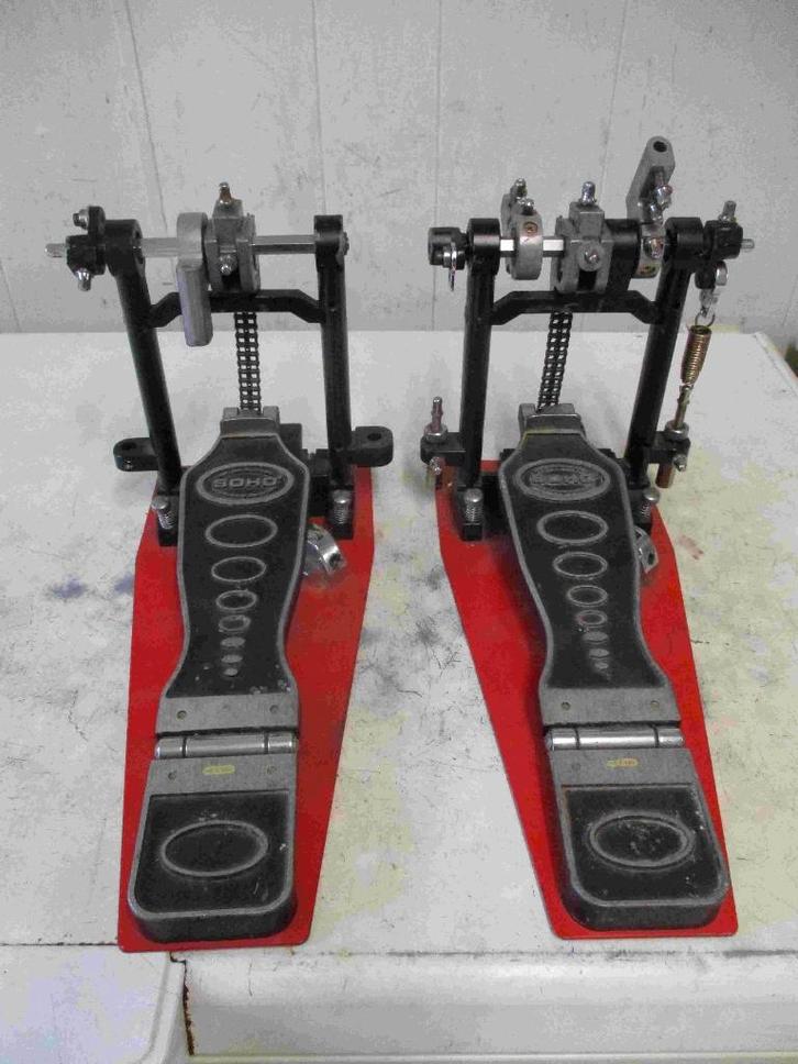 2 basdrumpedalen Soho, Musique & Instruments, Batteries & Percussions, Utilisé, Enlèvement ou Envoi