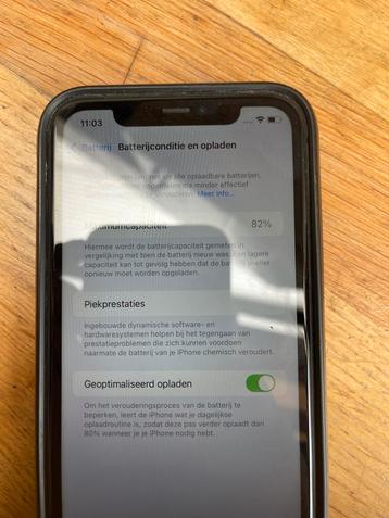 Iphone 11, 64gb zwart beschikbaar voor biedingen