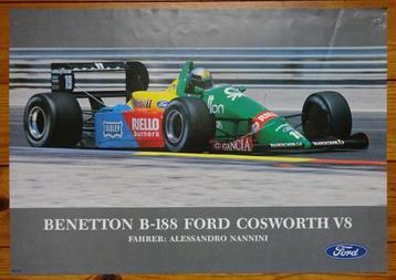 Lot van 9 posters van Formule 1 jaren 80 en 90 beschikbaar voor biedingen