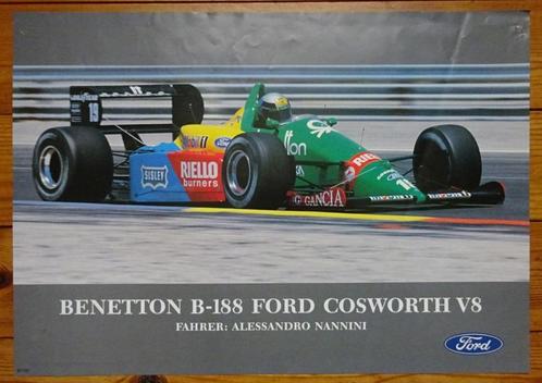Lot van 9 posters van Formule 1 jaren 80 en 90, Verzamelen, Automerken, Motoren en Formule 1, Gebruikt, Formule 1, Ophalen of Verzenden
