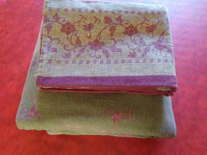 Housse Couette Flanelle imprimée + 2 taies. 2 Personnes., Huis en Inrichting, Slaapkamer | Beddengoed, Gebruikt, Dekbedovertrek