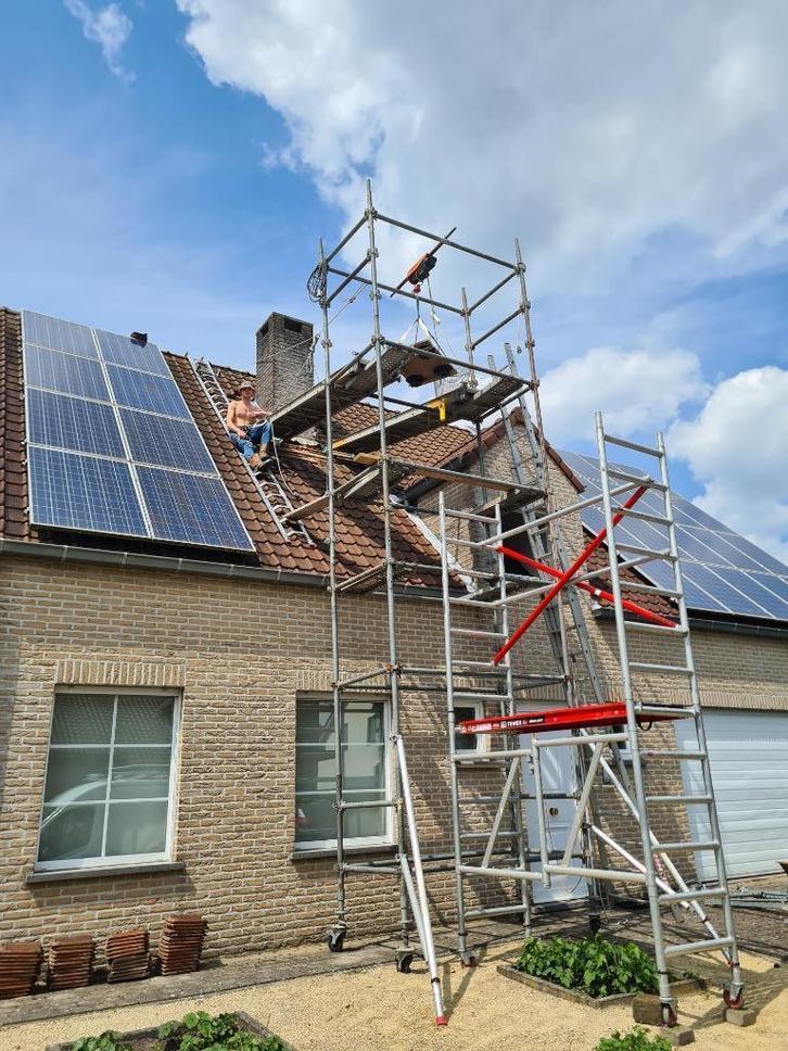 stelling, Doe-het-zelf en Bouw, Steigers, Gebruikt, Overige typen, 5 meter of hoger, Ophalen