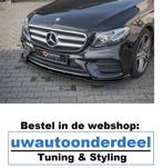 Maxton Design Mercedes E43 AMG Spoiler Lip Splitter, Ophalen of Verzenden, Nieuw