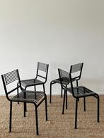 Vintage designer stoelen, Rene Herbst, bauhaus, set van 4, Huis en Inrichting, Ophalen