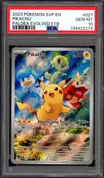 Pikachu PSA 10 - SVP027 - Promotion Scarlett et Violet 2023, Enlèvement ou Envoi, Comme neuf, Cartes en vrac