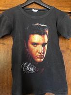 Echt vintage zwart T-shirt Elvis Presley, Elvis Presley, Zwart, Ophalen of Verzenden, Gedragen