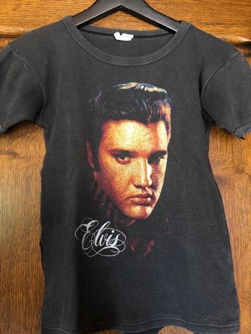 Echt vintage zwart T-shirt Elvis Presley beschikbaar voor biedingen