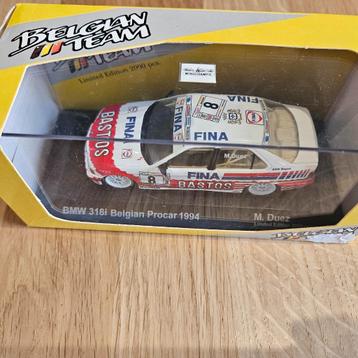 Minichamps BMW 318i Belgian Pro car 1994 M. DUEZ, Enlèvement, Neuf, Voiture, MiniChamps