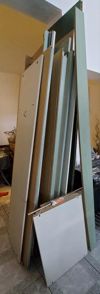 Kleerkast lichtgroen, Huis en Inrichting, Kasten | Kleerkasten, Gebruikt, Ophalen