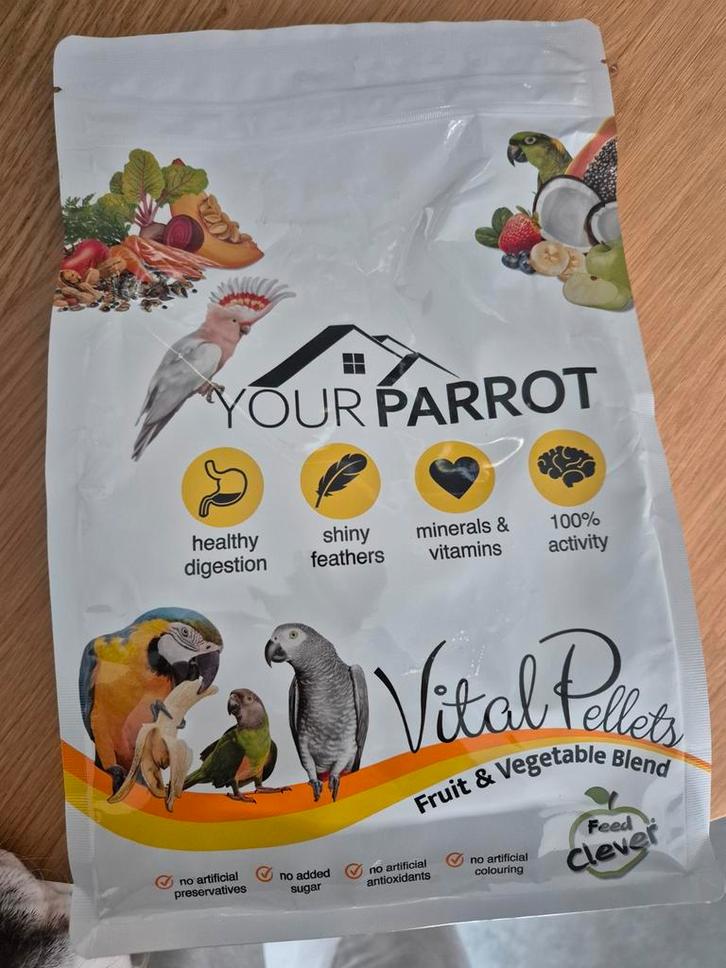 Voeding voor papegaaien, Dieren en Toebehoren, Dierenvoeding, Ophalen of Verzenden
