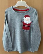 T-shirt de Noël gris à manches longues (Santa/Christmas) 98, Garçon, C&A, Enlèvement ou Envoi, Chemise ou À manches longues