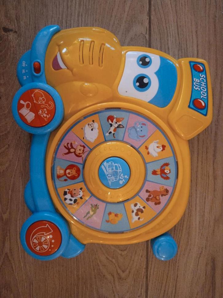 Draai & leer schoolbus met licht en geluid - peuterspeelgoed, Kinderen en Baby's, Speelgoed | Educatief en Creatief, Met licht