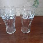 2vintage coca cola glazen, Ophalen, Zo goed als nieuw