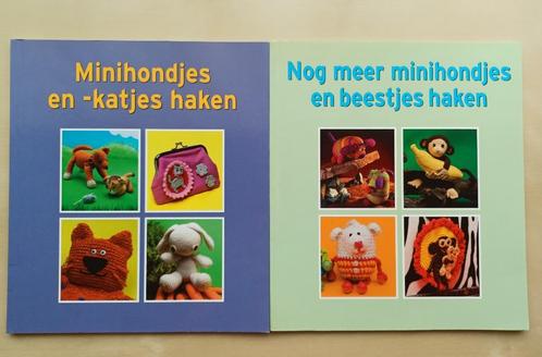 Minihondjes en Katjes haken - Nog meer minibeestjes haken, Boeken, Hobby en Vrije tijd, Zo goed als nieuw, Breien en Haken, Ophalen of Verzenden
