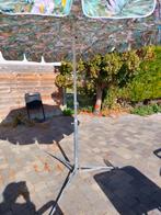 2 parasolvoeten marktkramers, Ophalen, Gebruikt