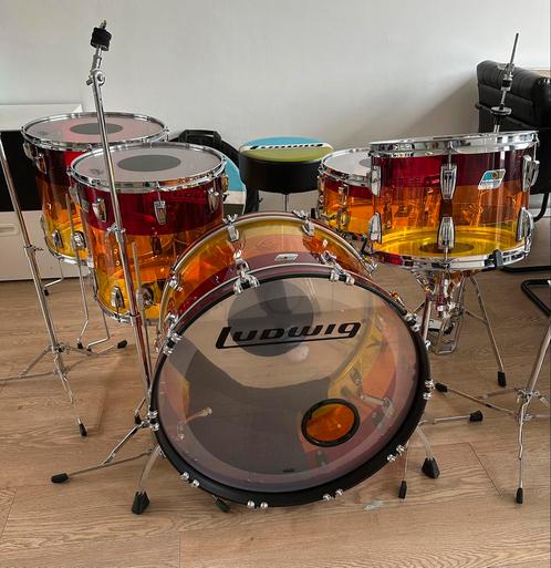 Ludwig Vistalite Reissue Kit 2016 Nieuwstaat, Muziek en Instrumenten, Drumstellen en Slagwerk, Zo goed als nieuw, Ludwig, Ophalen