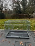 Hondenbench draadkooi metaal zilver Large nieuw Flamingo Keo, Dieren en Toebehoren, Hondenbenches, Ophalen, Nieuw