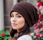 Warme muts voor dames elastisch dikke slouch cap, Kleding | Heren, Mutsen, Sjaals en Handschoenen, Ophalen of Verzenden, Nieuw