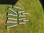 Inox steun voor legplanken of rek, Ophalen of Verzenden, Zo goed als nieuw, Inox