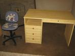 Bureau- en bureaustoel in goede staat, 115 x 63 x 78 cm, Ophalen of Verzenden, In hoogte verstelbaar, Zo goed als nieuw, Bureau