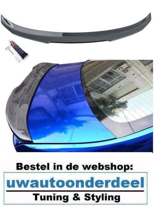 Achterklep Ducktale Spoiler Carbon Look Voor Bmw 5 Serie G30, Auto diversen, Tuning en Styling, Verzenden