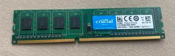Cruciaal DDR3 RAM van 4 GB beschikbaar voor biedingen