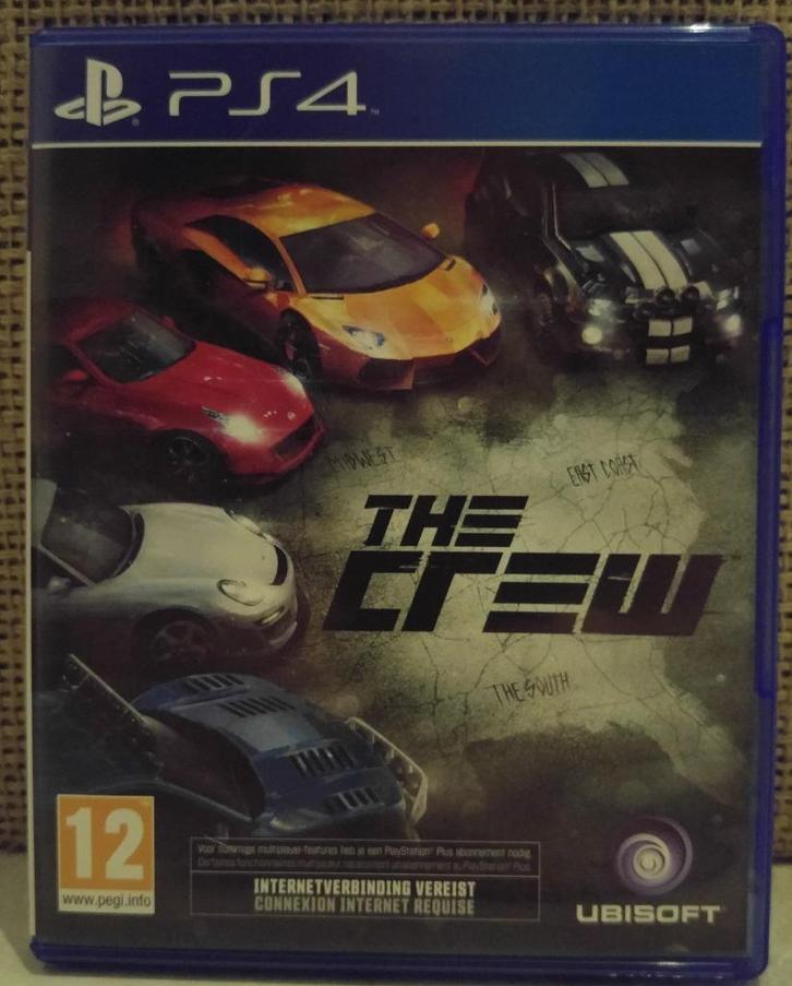 PS4 Game: The Crew (Ubisoft), Games en Spelcomputers, Games | Sony PlayStation 4, Zo goed als nieuw, Racen en Vliegen, 1 speler