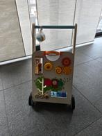 Houten baby loopwagen, Kinderen en Baby's, Ophalen, Zo goed als nieuw, Overige typen, Met wieltjes