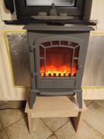 Charmant feux. Effet bûche sur socle bois avec télécommande, Enlèvement