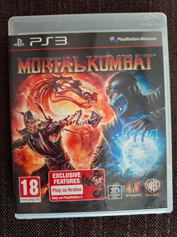 PS3 Mortal Kombat (compleet), Games en Spelcomputers, Games | Sony PlayStation 3, Zo goed als nieuw, Ophalen of Verzenden