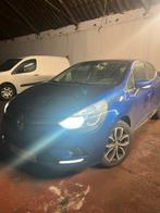 Clio 4, Auto's, Zwart, Blauw, Leder en Stof, 5 deurs
