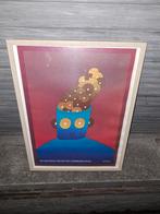 lithographie de jean michel folon, Antiek en Kunst, Ophalen of Verzenden