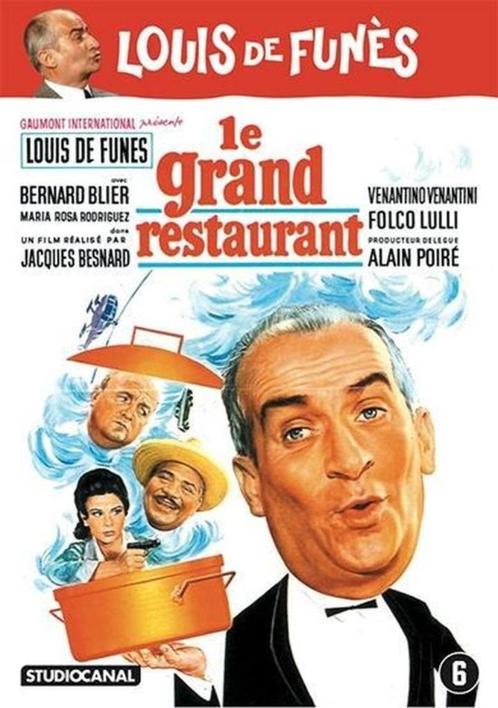 Le grand restaurant met Louis De Funes,Bernard Blier,, Cd's en Dvd's, Dvd's | Klassiekers, Zo goed als nieuw, Komedie, 1960 tot 1980