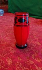 Art deco glazen vaasje, Antiek en Kunst, Ophalen