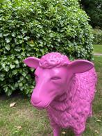 (Tuin)Beeld texel schaap, Roze eye catcher tuin, boerderij,, Tuin en Terras, Tuinbeelden, Ophalen, Nieuw, Kunststof, Dierenbeeld