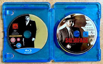 SCARFACE (+ OTNL) BLURAY (1984) + DVD (1932) // ZONDER Cover