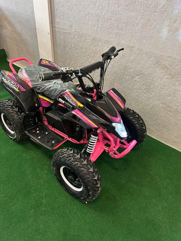 Nieuwe roze electrische quad voor kinderen, Kinderen en Baby's, Speelgoed | Buiten | Accuvoertuigen, Nieuw, Ophalen