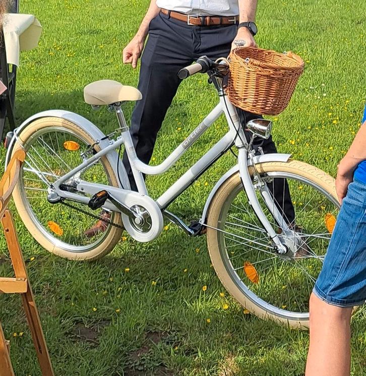 Meisjesfiets (7-10jaar), Sport en Fitness, Wielrennen, Zo goed als nieuw, Overige typen, Ophalen