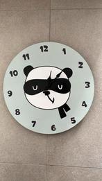 Wandklok panda, Ophalen of Verzenden, Zo goed als nieuw