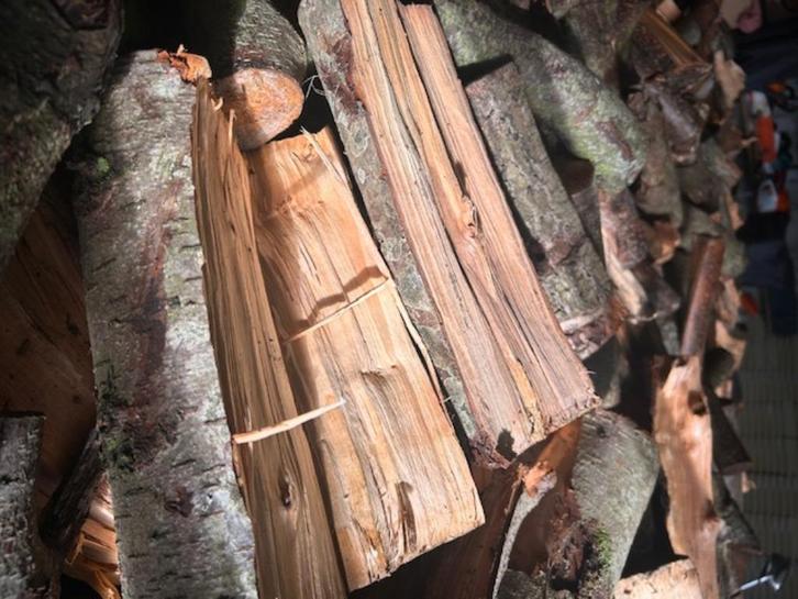 4,4 kuub brandhout Els, Tuin en Terras, Brandhout, Blokken, Elzenhout, 3 tot 6 m³, Ophalen