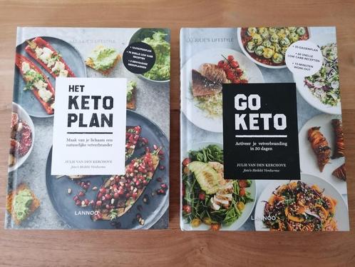 2 verschillende keto kookboeken vn Julie Van Den Kerkhove, Boeken, Gezondheid, Dieet en Voeding, Zo goed als nieuw, Ophalen of Verzenden
