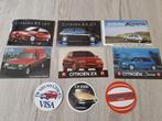 Lot vintage stickers auto merk Citroën ZX AX Visa CX, Verzamelen, Ophalen of Verzenden, Zo goed als nieuw, Auto of Motor